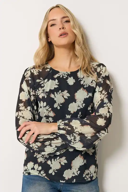 Tall Floral Long Sleeve Blouse - Long Tall Sally