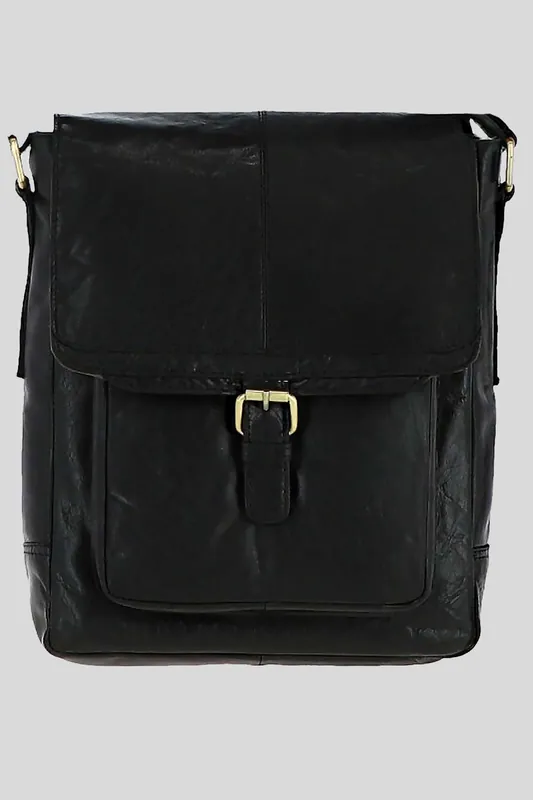 Medium Vintage Wash Leather Travel Bag - Ashwood Leather