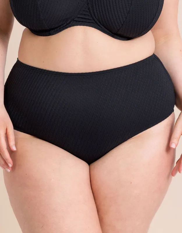 Jet Set High Waist Bikini Brief Bottoms - Curvy Kate