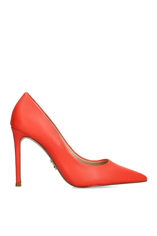 Thrive Red' Leather Heels - STEVE MADDEN