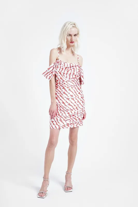 Bardot Mini-Dress
