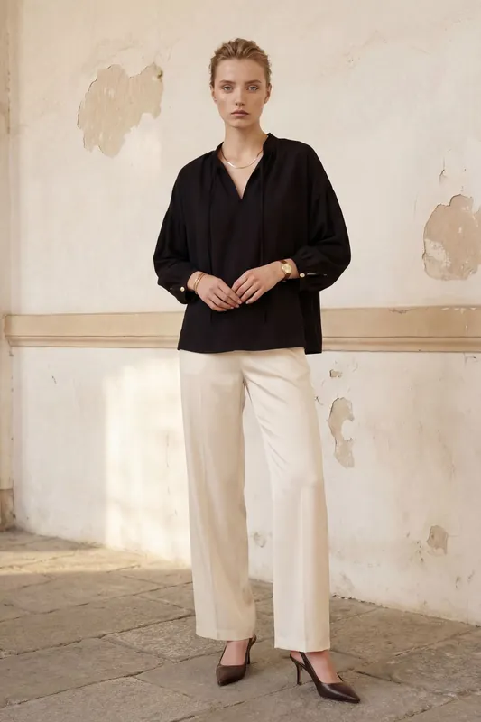 Loose Fit Long Sleeve Shirt - MyFashion