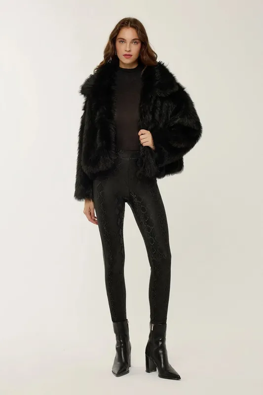 High Waist Animal Print Leggings - Hiccup