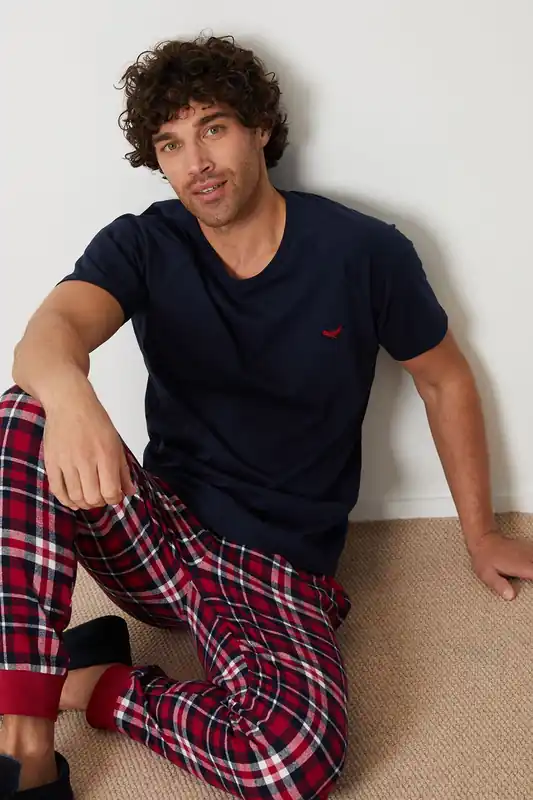 Everest' Cotton Blend Pyjama Set - Threadbare