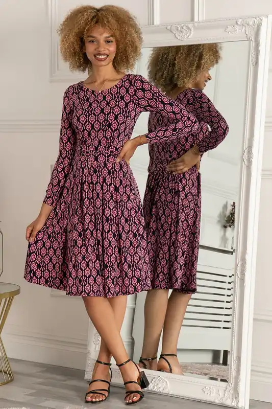 Kalani Long Sleeve Dress - Jolie Moi
