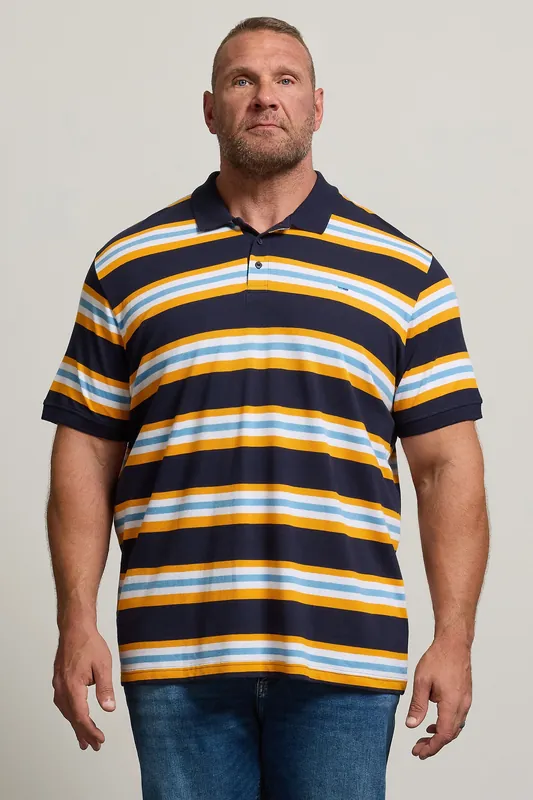 Striped Polo Shirt - BadRhino