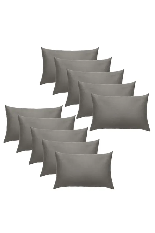 10 x Soft Polycotton Housewife Pillowcase Set - OHS