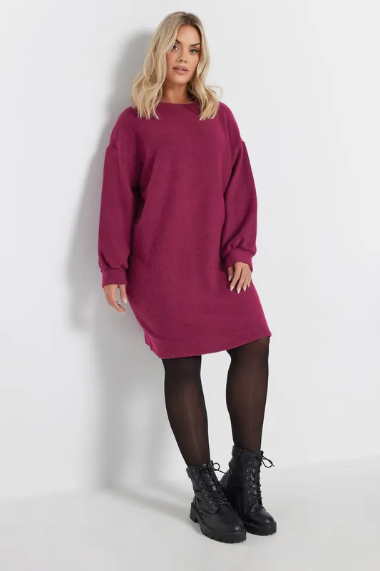 Soft Touch Jumper Dress - Yours