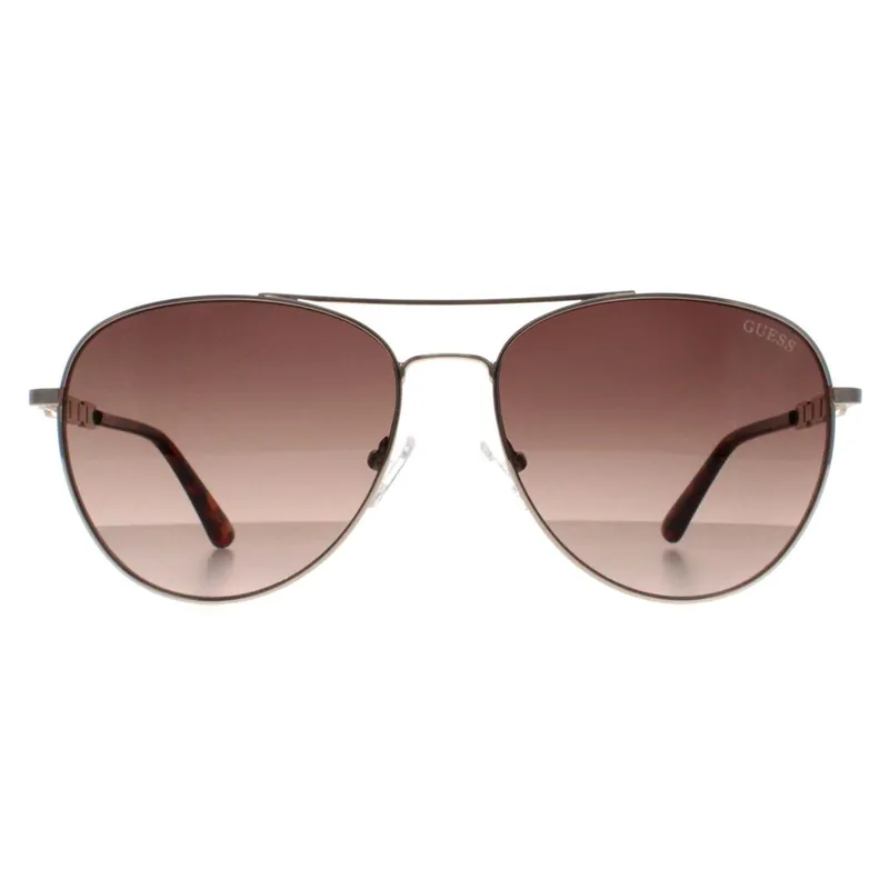 Aviator Silver Brown Gradient GF6143 - Guess