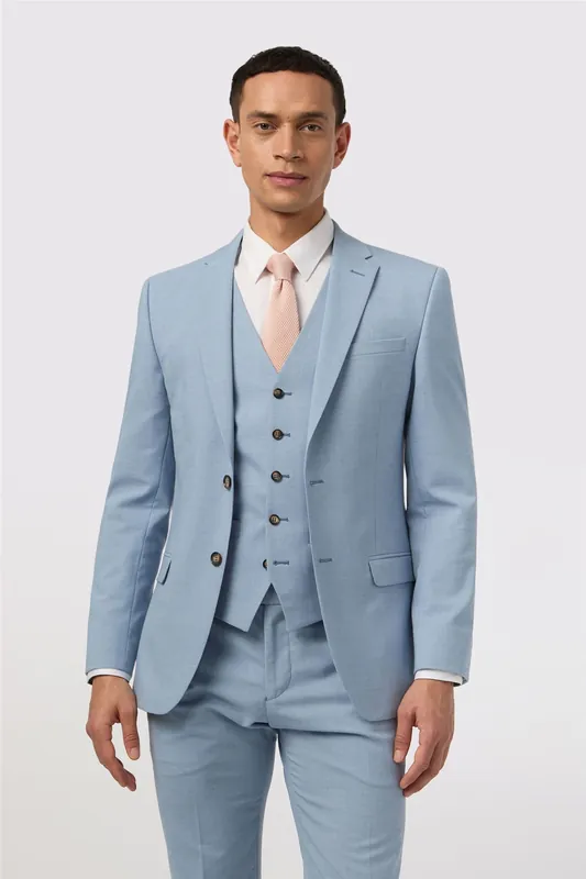 Single Breasted One Button Slim Fit Suit Jacket - Antique Rogue