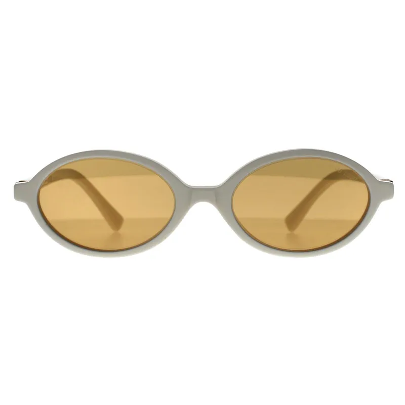 Oval White Orange with Silver Internal Mirror MU04ZS - Miu Miu