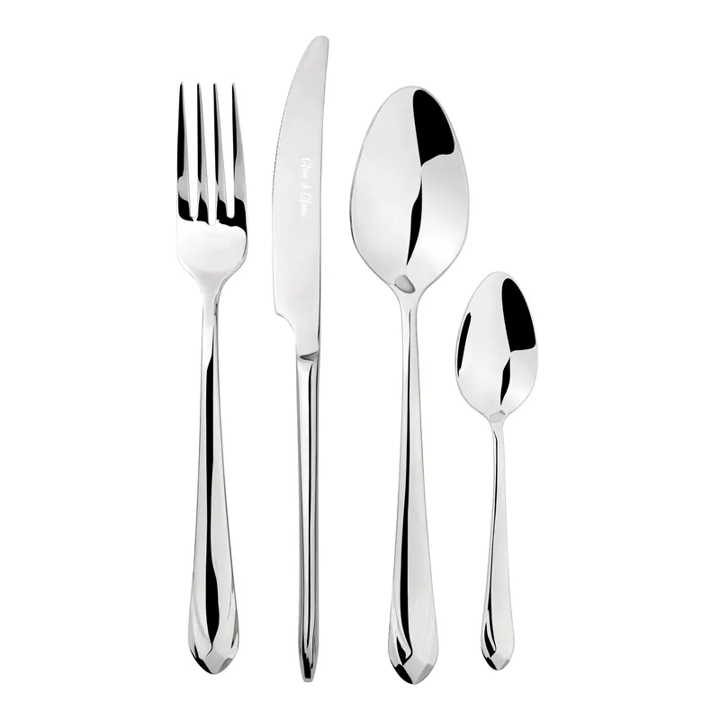 Cutlery Sets Stainless Steel 18/8 4pc Set Catering Versailles - Glim & Glam