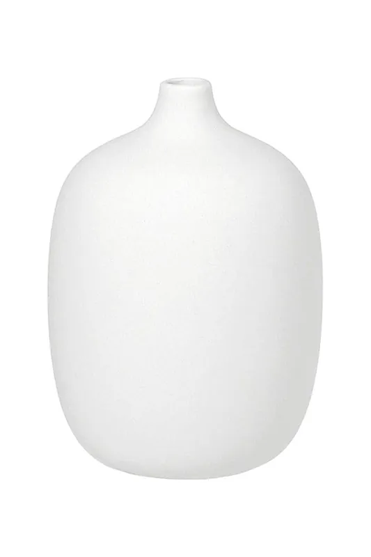 Ceola Ceramic Vase 19cm - White