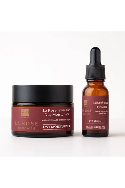 Anti-Ageing La Rose Francaise Duo Moisturiser & Eye Serum Kit