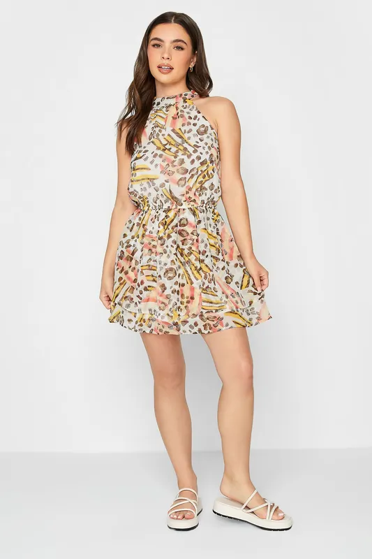 Petite Halter Mini Dress - PixieGirl