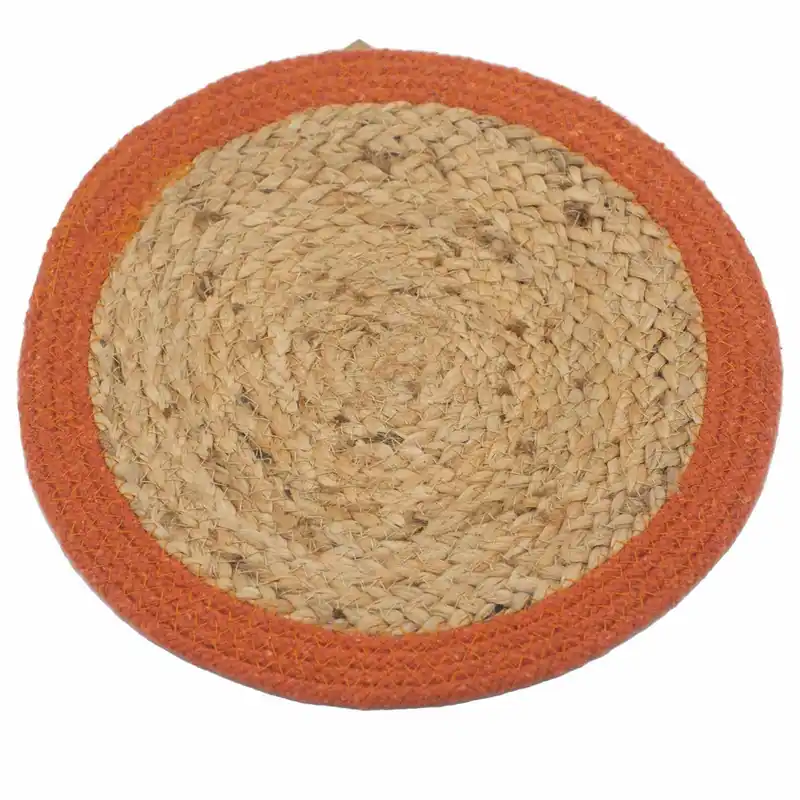 Place Mat - Jute & Cotton 30cm