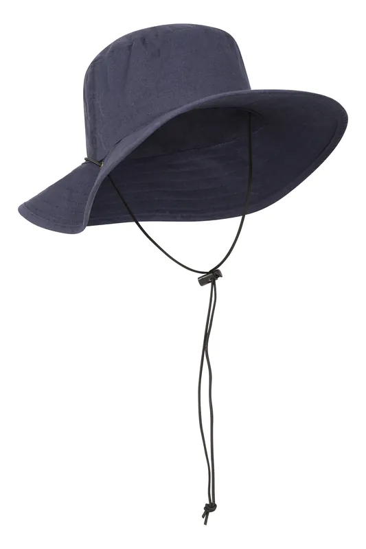 Lightweight Breathable UV Protection Wide Brim Australian Style Hat - Mountain Warehouse