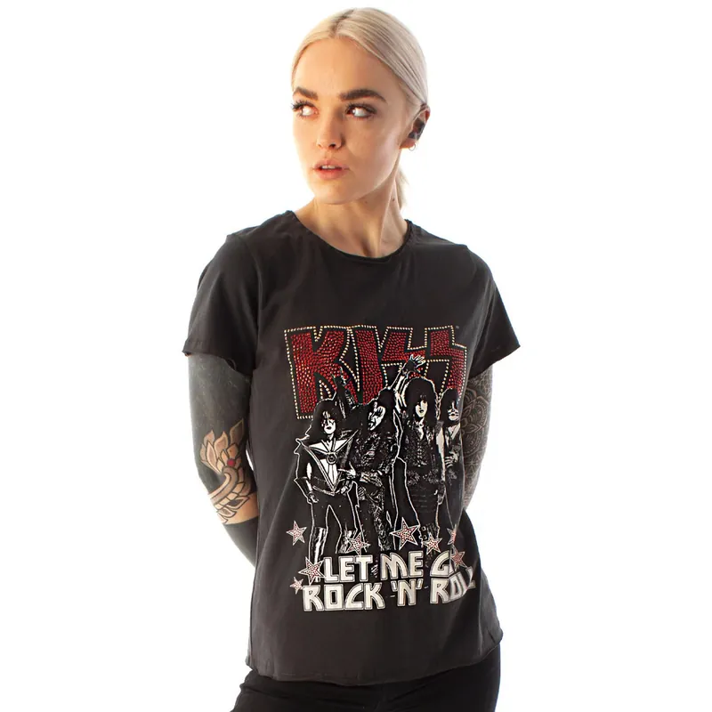 Amplified Clothing Short Sleeved T-Shirt | Womens Charcoal |