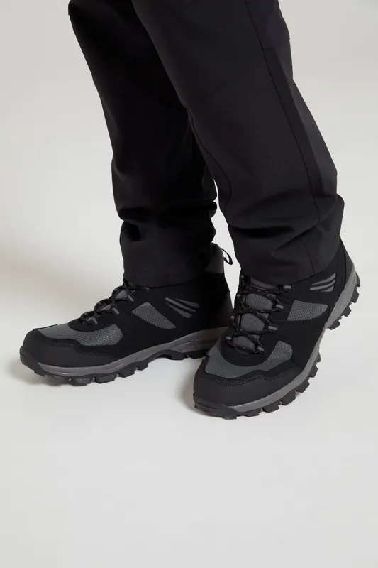 McLeod Hiking Boots Durable Breathable Walking Shoes - Mountain Warehouse