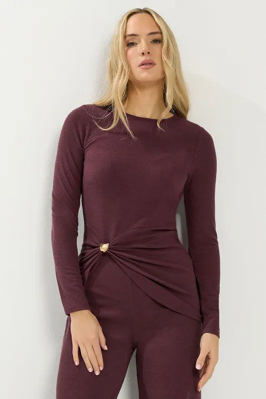 Tall Textured Top - Long Tall Sally