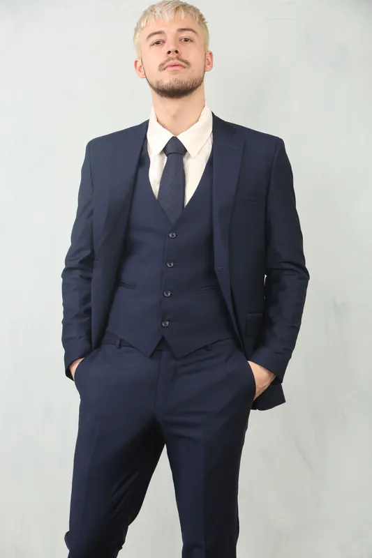 Men's 3 Piece Formal Classic Prom Suit Workwear - Infinity Leather