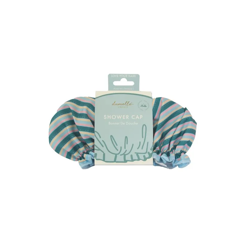 Striped Shower Cap - Danielle Creations