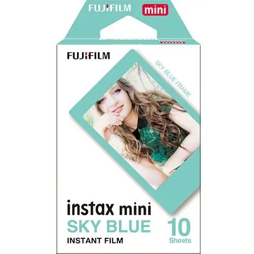 mini Blue Border Film 10 Shots - instax