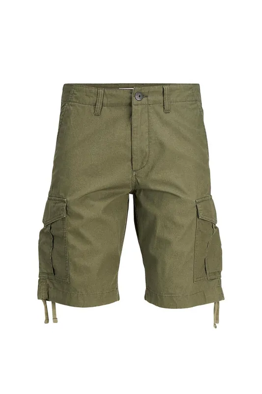 Men's Cargo Shorts Regular Fit Charlie Dave Olive Night - Jack & Jones