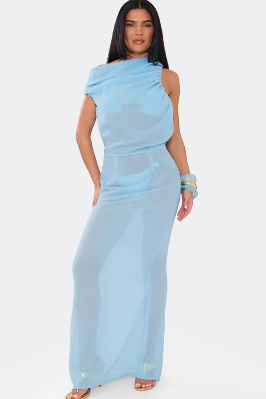 Ruched Maxi Dress - EGO