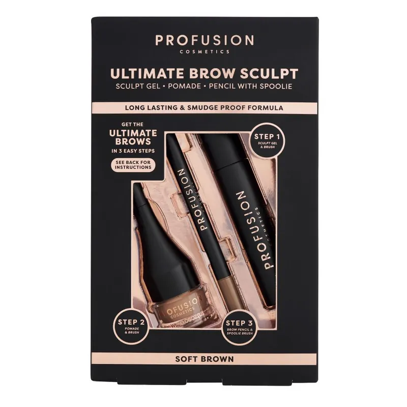 Ultimate Brow Sculpt Soft Brown - Profusion Cosmetics