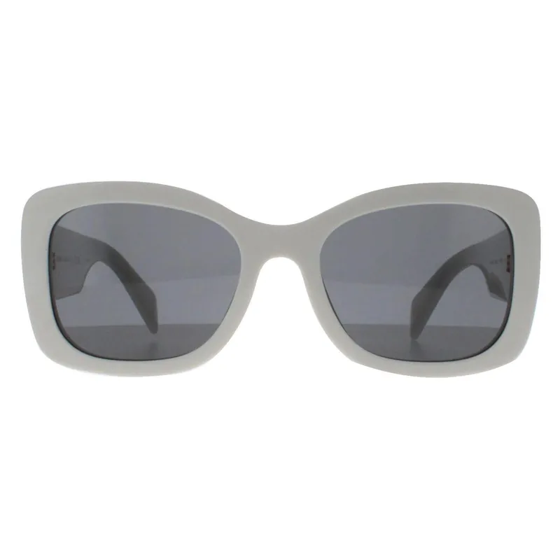 Oval Talc Dark Grey PRA08S - Prada