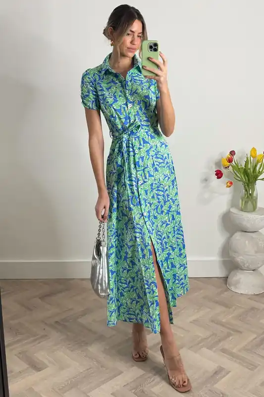 Viera Maxi Shirt Dress - Jolie Moi