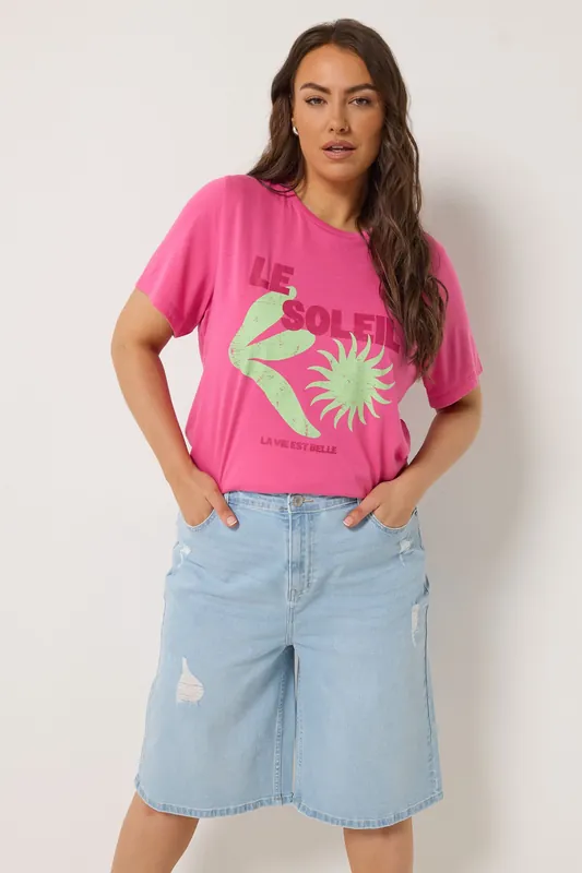 Denim Ripped Jorts - Yours