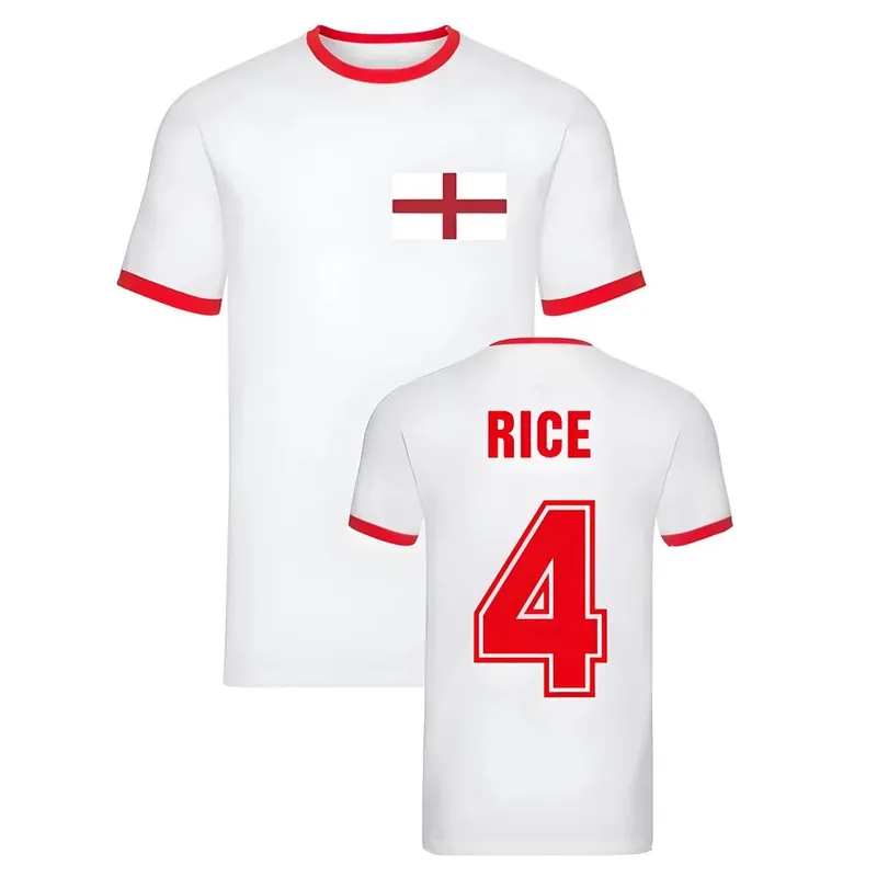 Mens Declan Rice Ringer Tee - England