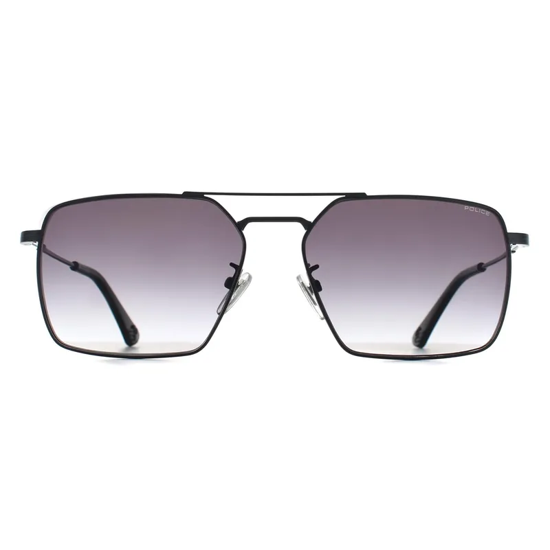 Rectangle Shiny Gunmetal Grey Gradient SPLL07 Origins Lite 15 - Police