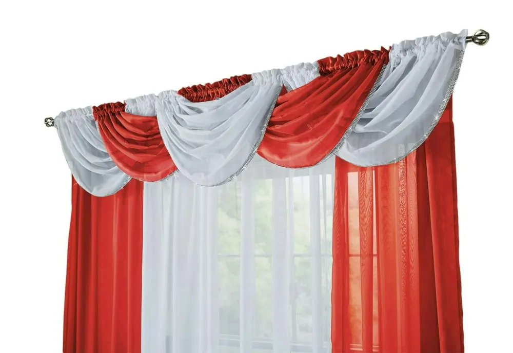Glitter Voile Swag Panel - Alan Symonds