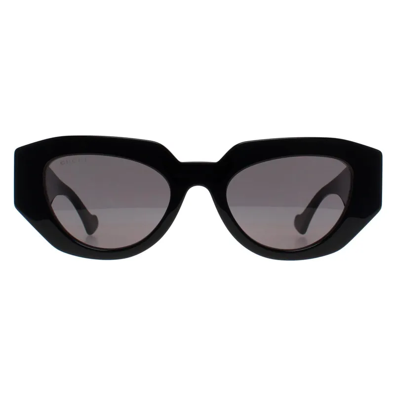 Cat Eye Shiny Black Grey GG1421S - Gucci