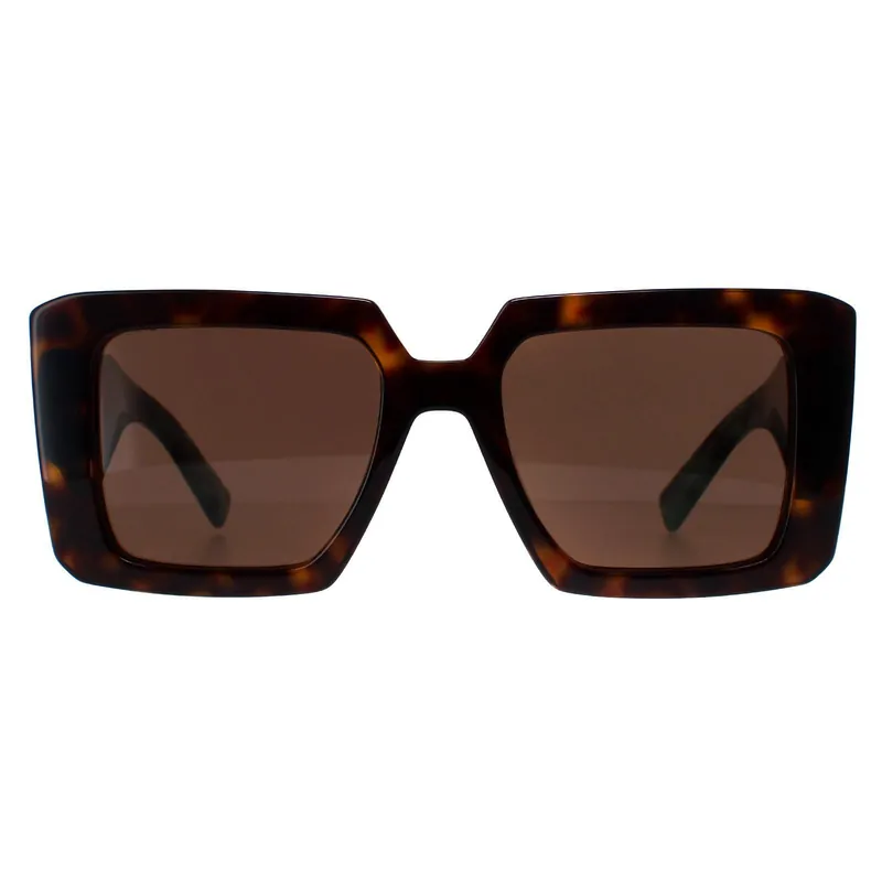 Square Tortoise Dark Brown PR23YS - Prada