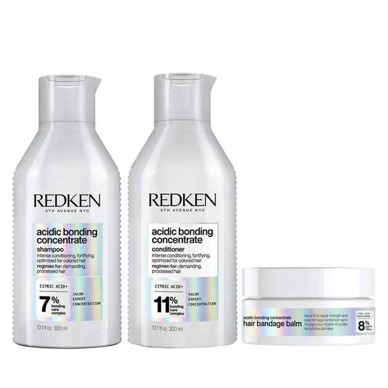 Acidic Bonding Concentrate Shampoo Conditioner Balm - Redken