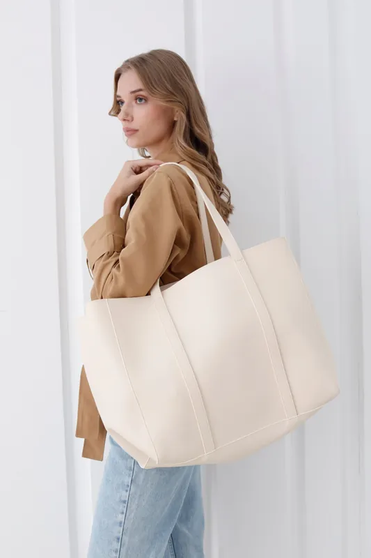 Pu Leather Weekend Bag – 2 Pcs Set - Belissh