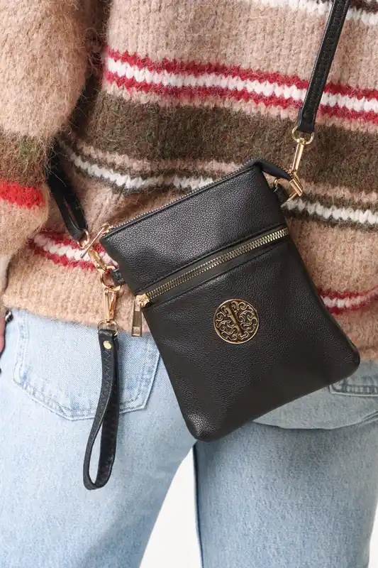 Cross Body Pouch Bag - Blue Vanilla