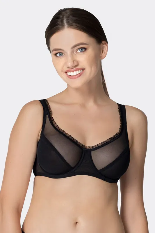 Sheer Soft Cup Bra - ROSME