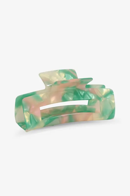 Green Pastel Resin Claw Clip - Mood