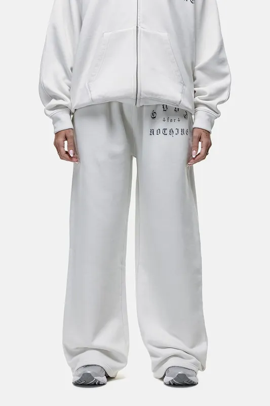 Spray Effect Relaxed Wide Leg Jogger - Good For Nothing