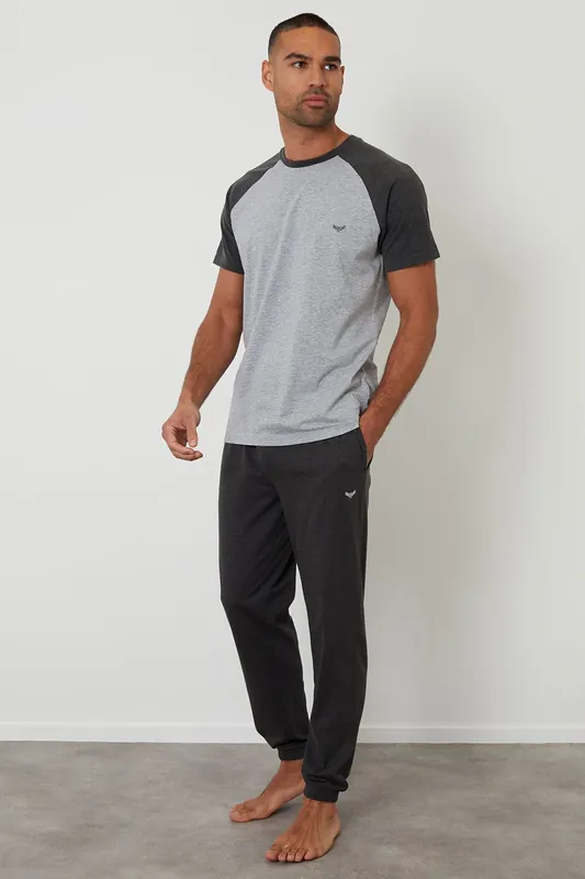 Raglan Short Sleeve Lounge Set - Threadbare