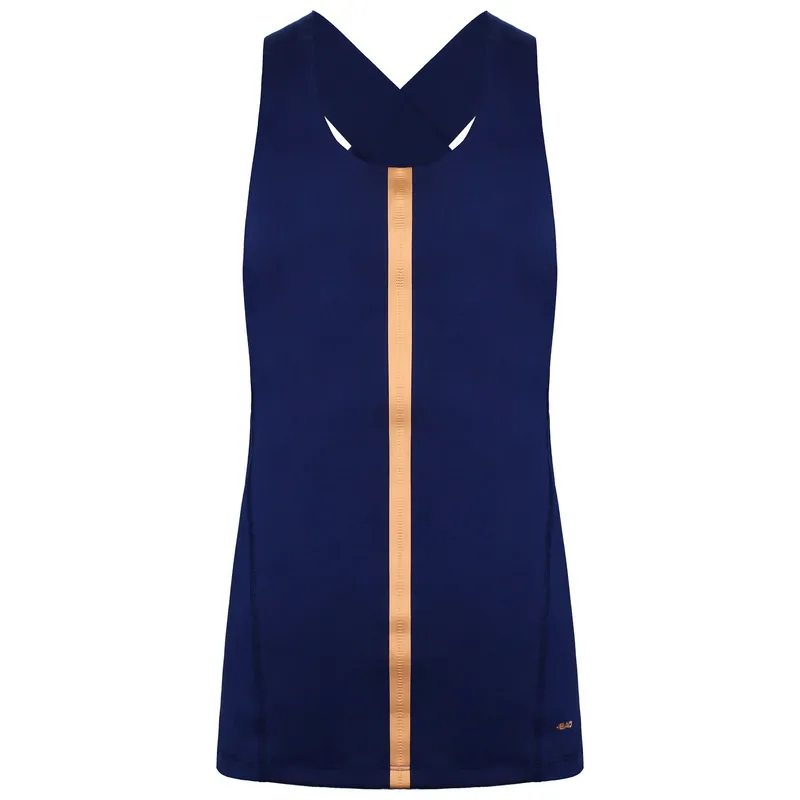 Tennis Navy Tank Top - Head