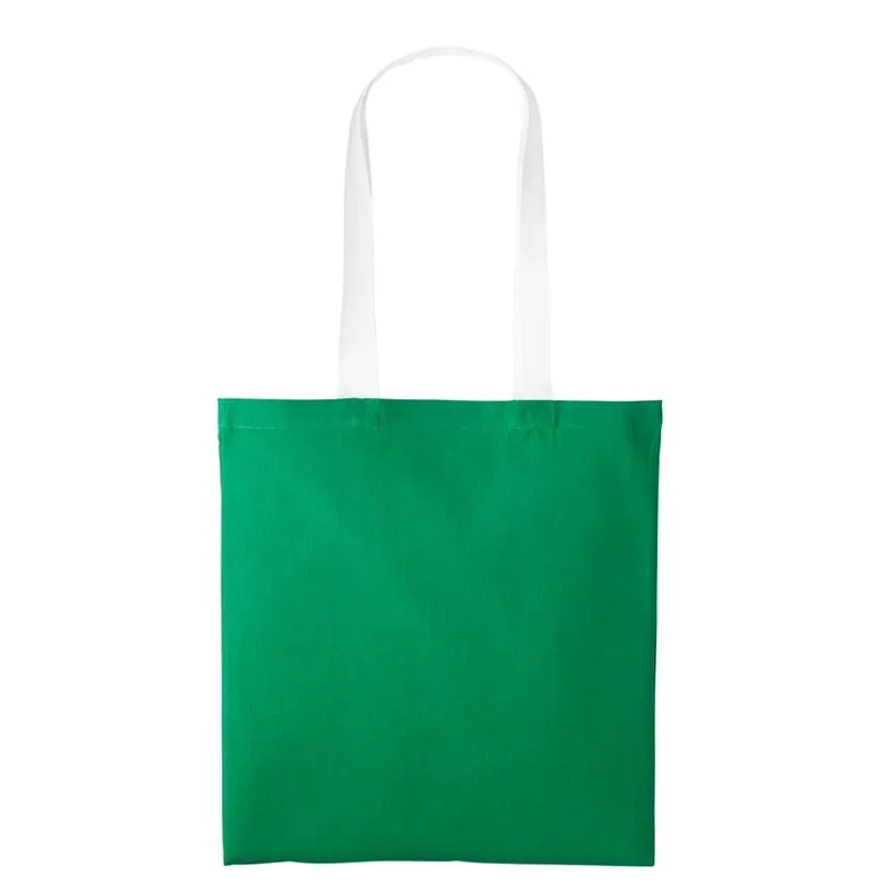 Varsity Cotton Shopper Long Handle Tote - Nutshell