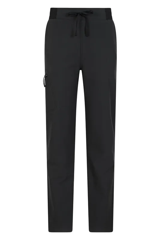 Adventure' Water Resistant Trousers Warm Fleece Lined Outerwear Pants - Mountain Warehouse