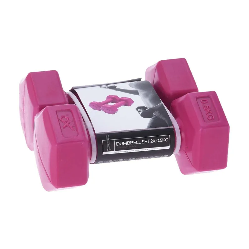 0.5kg Pink Dumbbells Set - XQ Max