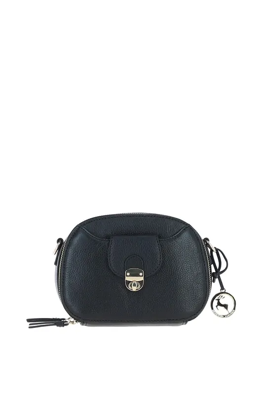 Real Leather Compact Crossbody Bag with Adjustable Strap - Ashwood Leather